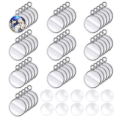 3 Acrylic Ornament Blanks Acejoz 36Pcs Clear Round Acrylic Christmas Ornament  Blanks with Hole for Craft DIY Keychain and Vinyl Projects(3 inches)