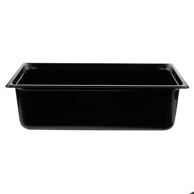 CaterGator Black Top Loading Insulated Food Pan Carrier with Vigor Full  Size Stainless Steel Food Pan / Lid - 6 Deep Full-Size Pan Max Capacity