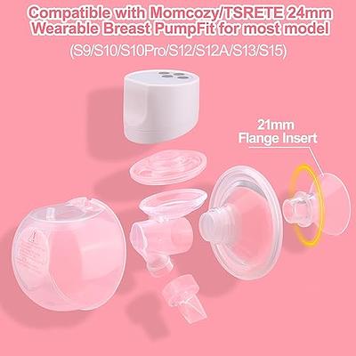 6PCS Flange Insert 21mm Compatible with Momcozy S9/S9 Pro/S12/S12