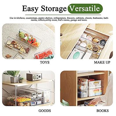 bealy 3 Pack Fridge Organization and Storage, Refrigerator Organizer Bins  with Pull-out Drawer, Fridge Drawers Clear Stackable Storage Bins  Containers