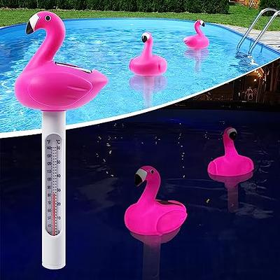 ChlorStar Floating Pool Thermometer, Solar Flamingo Pool Thermometer  Floating,Easy Read Swimming Pool Thermometer at Night, Fun Pool Temperature  Thermometer, Floating Water Thermometer for Cold Plunge - Yahoo Shopping