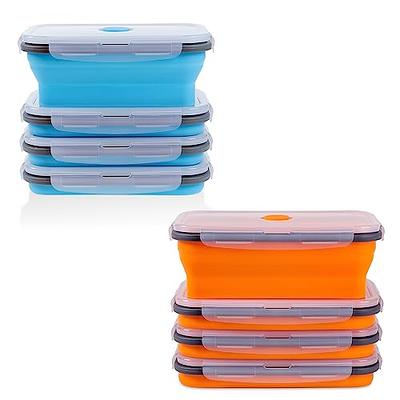 Annaklin Collapsible Food Storage Containers with Lid & Air Vent, Bundle of  8 Pack, Stacking Silicone Collapsible Meal Prep Container Set, Microwave  Freezer Dishwasher Safe - Yahoo Shopping