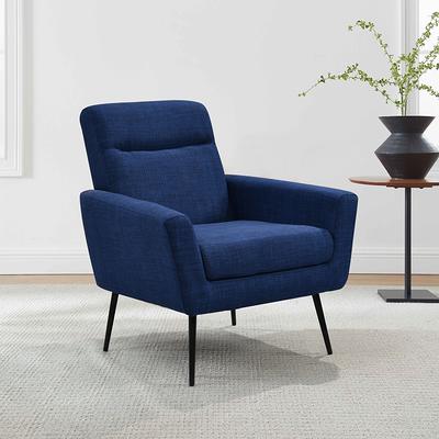 Modern Accent Chair, Upholstered Armchair Single Sofa Chair with