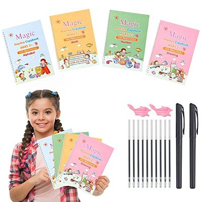 Magic Reusable Practice Copybook for Kids,Reusable Writing Practice Book  for Kids,Magic Reusable Practice Copybook,Reusable Writing Practice Book(10.3  x 7.3 in-4 Books with Pens) - Yahoo Shopping