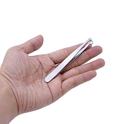 Universal Nose Hair Trimmer Nose Hair Scissors Trimming Tweezers Stainless  Steel Round Head Eyebrow Nose Hair Cut Removal Round-Tipped Scissor Set for  Men