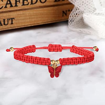 Gold Beaded Bracelets for Women Girls Stackable Stretch BFF Friendship  Bracelets Set Gold Plated Chain Link Tennis Bracelets with Letter Butterfly