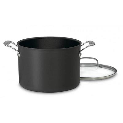 Calphalon Premier 8-Qt. Space-Saving Hard-Anodized Nonstick Stock Pot with Lid