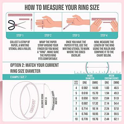 Rinfit Wedding Ring Protector for Working Out. Rubber Ring Cover - 2 Sets