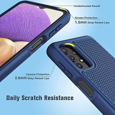 JXVM for Samsung Galaxy A32 5G Case: Dual Layer Protective Heavy Duty Cell Phone  Cover Shockproof Rugged with Non Slip Textured Back - Military Protection  Bumper Tough - 6.5inch (Navy Blue) - Yahoo Shopping