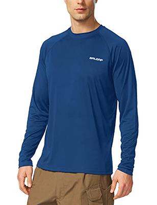 BALEAF Men's Long Sleeve Swim Shirts Rash Guard UV Sun Protection SPF  T-Shirts UPF 50+ Quick Dry Swimming Fishing Ocean Blue Size XL - Yahoo  Shopping