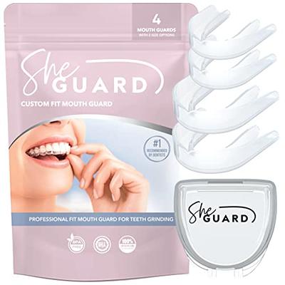 Moldable Dental Guard with a Tray, Stops Bruxism, Eliminates Teeth