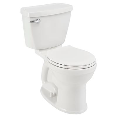 American Standard Edgemere White Round Chair Height 2-piece WaterSense Soft  Close Toilet 10-in Rough-In 1.28-GPF in the Toilets department at