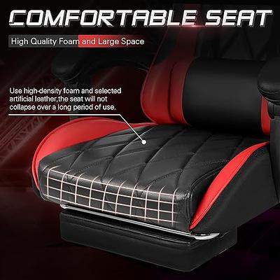 Gaming Chair Racing Office Computer Ergonomic Video Game Chair Backrest And  Seat Height Adjustable Swivel Recliner With Headrest And Lumbar Pillow Esp  - Yahoo Shopping