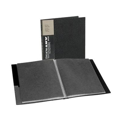 Sooez 30-Pocket Binder with Plastic Sleeves 8.5X11 (Black), Heavy