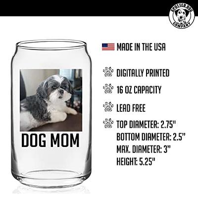 Personalized Cow Print Glass Beer Can Cup, Personalized Glass