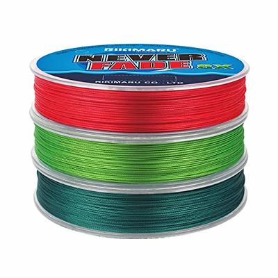 Rikimaru Never Fade 8X Braided Fishing Line 10-80LB 150-600Yds (600yds-Moss  Green, 60LB-0.40mm(8 Strands)) - Yahoo Shopping