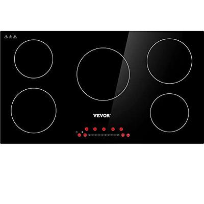 Karinear Portable Electric Cooktop, Electric Stove Single Burner Ceramic  Cooktop with Touch Control, Child Safety Lock, Timer, Residual Heat  Indicator, Overheat Protection, 1800W 110V Infrared Burner