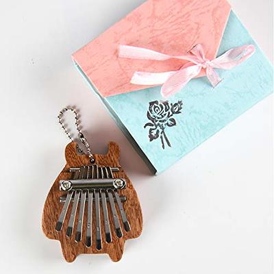 8 Key Mini Kalimba exquisite Finger Thumb Piano Marimba Musical good  accessory Pendant Gift