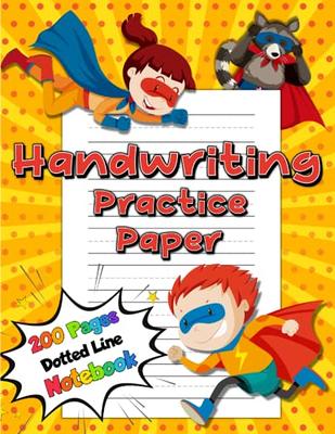 Kindergarten writing paper with lines for ABC kids: Writing Paper for kids  with Dotted Lined | 105 pages 8.5x11 Handwriting Paper (Time FlY)