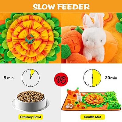 Carrot Plush Toy Dogs Sniff Mat Pet Feeder Interactive Dog Toys