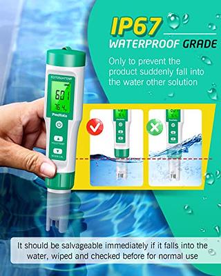 Digital pH/TDS/Temp Meter, 3 in 1 Pool and Aquarium, pH Meter for Water  Household Drinking, High Precision Water Quality pH Meter Lab Ph Meters