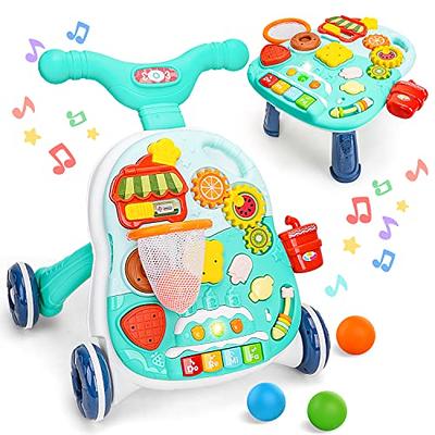 2 in1 Baby Walker First Steps Activity Bouncer Musical Toys Car Along  Toddler
