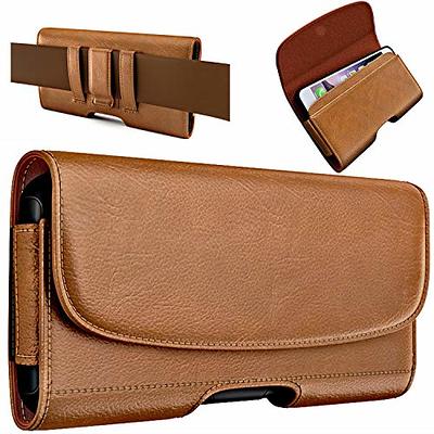 Hengwin Belt Pouch for iPhone 14 Pro Max 14 Plus 13 Pro Max 12 Pro Max  Samsung Galaxy S23 Ultra Holster Wallet Case with Belt Loop Travel Belt Bag