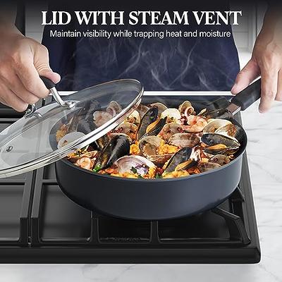 32cm 5.5L (12.5 Inch 5.8 Quart) XD Nonstick Saute Pan With Lid - Yahoo  Shopping