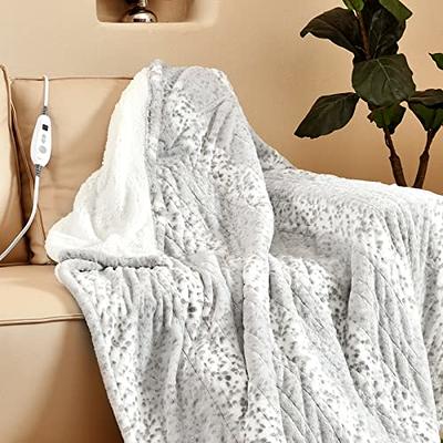 Bearhug Electric Heated Throw Blanket 50 x 60, Reversible Faux Fur &  Sherpa, 5-Year Warranty, 6 Heating Levels & 4H Auto Off, Over-Heat Protect,  ETL Certification, Machine Washable - Yahoo Shopping