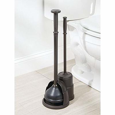 OXO Good Grips Set Toilet Brush & Plunger Combo, White
