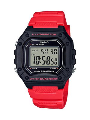 Casio Men's Large Case Digital Sport Watch - Black W218H-1A 