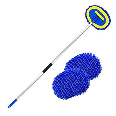 Car Wash Brush With Long Handle Microfiber Car Wash Mop Kit Car Wash Brush  Cleaning Supplies Car Care Kit