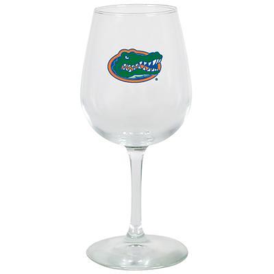 Miami Dolphins Etched 17oz. Rally Cry Stemless Wine Glass