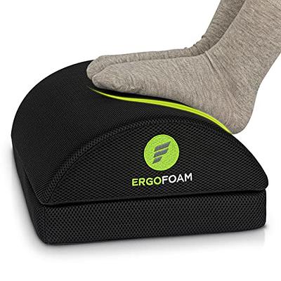 ErgoFoam Foot Rest for Under Desk at Work - Chiropractor Endorsed 2in1  Adjustable Premium Under Desk Footrest - Ergonomic Desk Foot Rest with  High-Density Compression-Resistant Soft Foam (Black, Mesh) - Yahoo Shopping