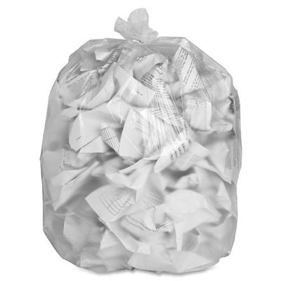 Lavex Li'l Herc 33 Gallon 0.75 Mil 33 x 39 Low Density Standard-Duty  Clear Can Liner / Trash Bag - 250/Case