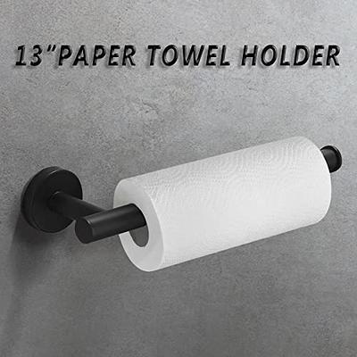 Paper Towel Holder Wall Mount for Paper Towel, Self-Adhesive Paper Towel  Bar, Paper Towel Rack, SUS304 Stainless Steel 7 inch(Black) - Yahoo Shopping