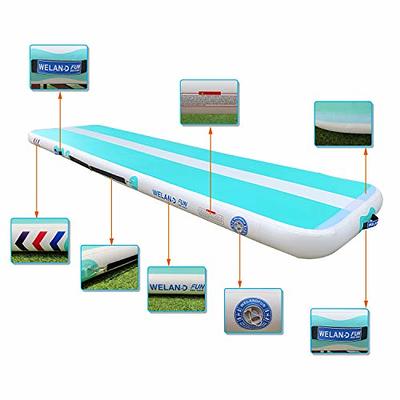 WelandFun Air Mat Tumble Track 10ft/13ft/16ft/20ft Inflatable Gymnastics  Tumbling Mat 4/6/8 inchs Thickness Mats for Home  Use/Gym/Yoga/Training/Cheerleading/Outdoor/Beach/Park wih Electric Air Pump  - Yahoo Shopping