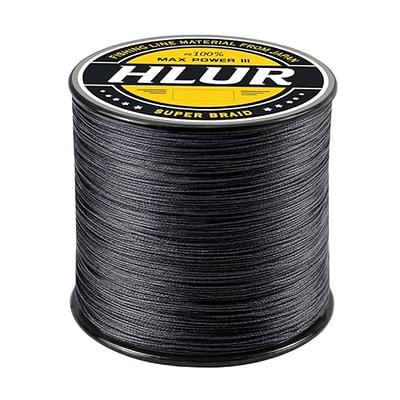 HLUR Cost-Effective Super Strong 4 Strands Braided Fishing Line