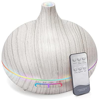 Aroma Diffuser for Essential Oil Large Room Diffusers Set with 10 Essential Oils,Ultrasonic 550ml Aromatherapy Diffuser with Essential Oil, Bedroom