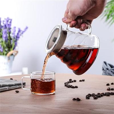 borosilicate coffee pot 400ml glass coffee