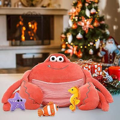 Tezituor Giant Weighted Crab Stuffed Animal with Clown Fish Seahorse  Starfish 4 PCS Soft Plush Ocean Animal Toys Set,40 Inches Crab Hugging  Pillow Gifts for Christmas Halloween Birthday - Yahoo Shopping