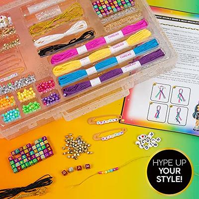 ANDYKEN Beads for Kids Crafts Bead Bracelets for Kids Beads for Jewelry Making Kids Colorful Acrylic Girls Bead Set Jewelry Crafting Set