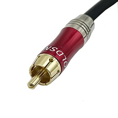 SANOXY 6 ft. 3.5 mm Mono Male to RCA Male Audio Cable CBL-LDR-SR102-1106 -  The Home Depot