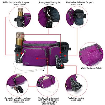 Running Waist Bag With Traction Rope, Outdoor Sports Portable Waist Bag  With Dog Walking Traction Belt