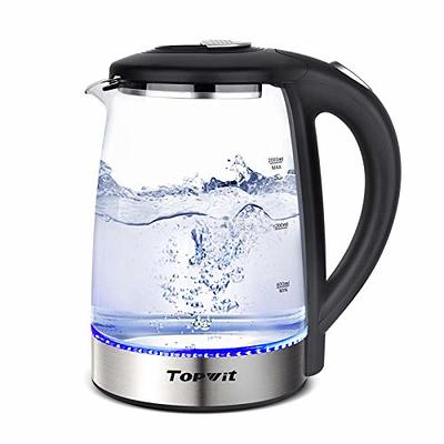 Dezin Electric Kettle Upgraded, 2L Stainless Steel Cordless Tea