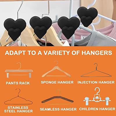 100pcs Triangle Shaped Clothes Hanger Connector Hooks Space Saving Closet  Organizers and Storage Shelves Hanger 