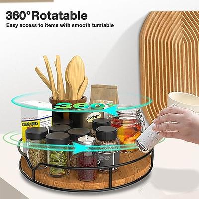 Square Lazy Susan for Refrigerator, Lazy Susan Turntable Organizer for  Refrigerator, Countertop Condiment Storage Rack, for Cabinet, Table,  Pantry