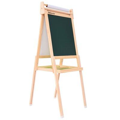 3-in-1 Wooden Art Easel for Kids with Drawing Paper Roll