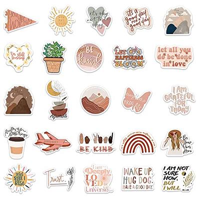 50pcs Cute Stickers For Kids, Water Bottle Stickers, Waterproof Vinyl  Aesthetic Sticker For Laptop Scrapbook Skateboard Computer, Mixed Colorful  Stick