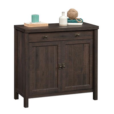 SAUDER Silver Sycamore 16 in. Deep Accent Storage Cabinet 426125